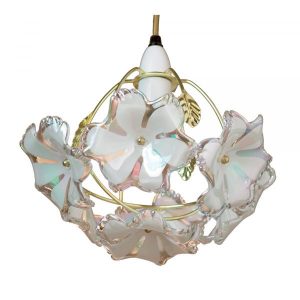 7 Flower Pearlised Acrylic Shade