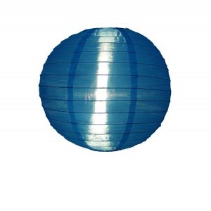 Dark Blue Imitation Silk Lantern