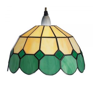 Beige/Green 25cm EasyFit Bistro Shade
