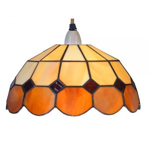 Beige/Brown 30cm EasyFit Bistro Shade