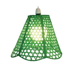 Olive French Cane Pyramid Shade