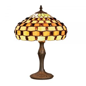 30cm Jewelled Tiffany Table Lamp