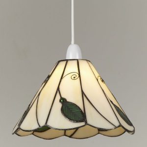 25cm Beige/Green EasyFit Leaf Shade