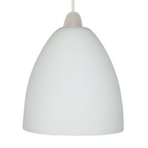 Matt Opal Dome Glass Shade