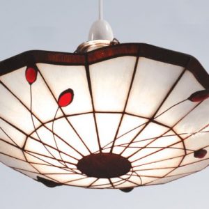 35cm Ruby Leaf Twig EasyFit Uplighter