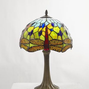 30cm Blue Dragonfly Table lamp