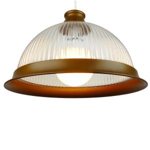 34cm EasyFit Diner Shade in Antique Brass