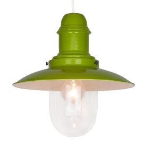 30cm Olive Green EasyFit Fishermans Lamp Shade