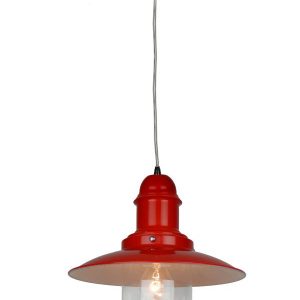 30cm Red Fishermans Lamp Fitting