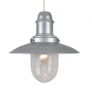 30cm Siver Fishermans Lamp Fitting