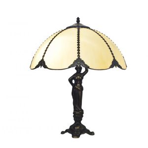 30cm Pear Bent Glass Table Lamp