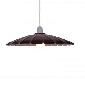 Metal Parasol Light shades 35cm dia Burgundy