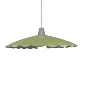 Metal Parasol Light shades 35cm dia Cream