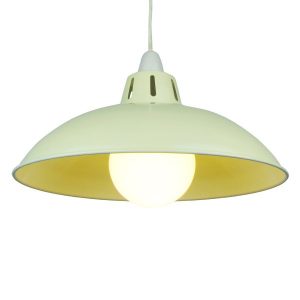 30cm Battersea Shade/Illuminated funnel in Cream