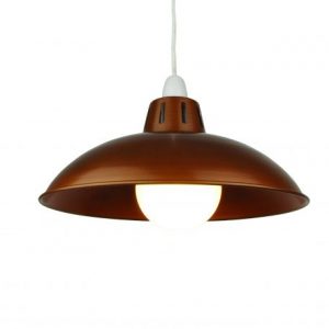 30cm Battersea Shade/Illuminated funnel in Copper