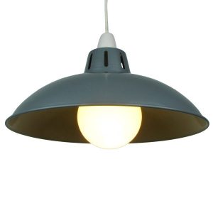 30cm Battersea Shade/Illuminated funnel in Grey