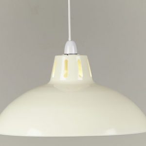 40cm Battersea Shade/Illuminated funnel in Cream