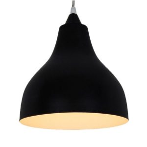 25cm Black Cafe Bistro Shade