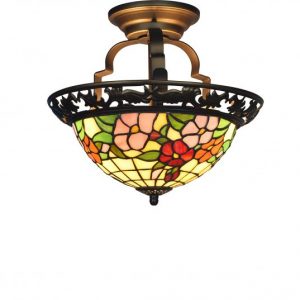 25cm Floral Design Uplighter Fitting