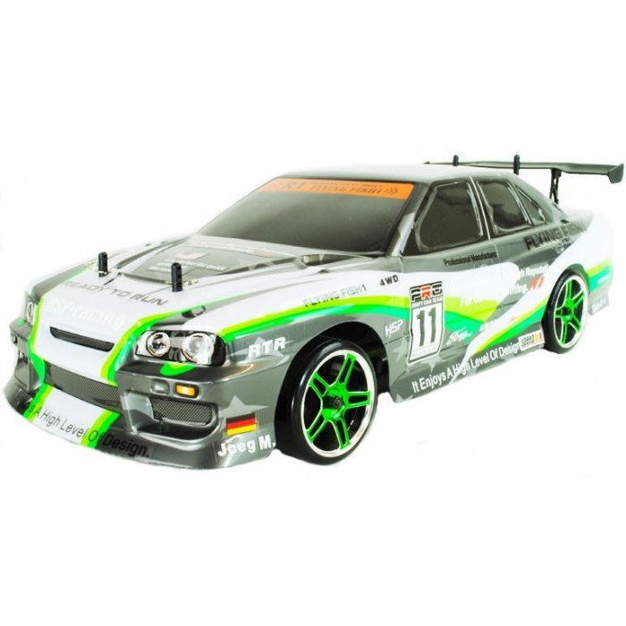 green rc car