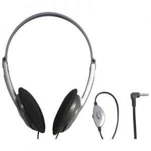 2 PAIRS of STEREO HEADPHONES IDEAL FOR TELEVISION 5 METRE LEAD SOUNDLAB A088C 