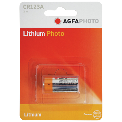 Agfa per fotocamera al litio Cella CR123A-C1 AG612 carta di uno 