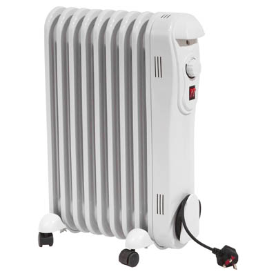 Prem-I-Air Oil Filled Radiator (Power heat (kW) 1 Type 5 Fins)