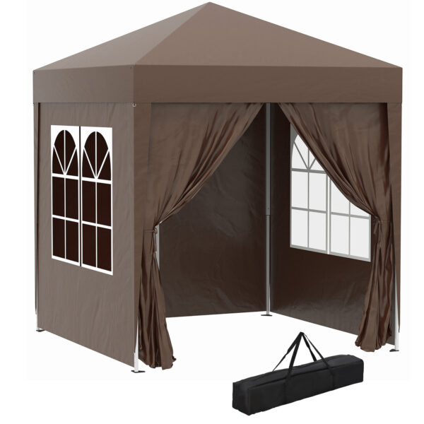 Outsunny Pop Up Gazebo Canopy, size 2 x 2m
