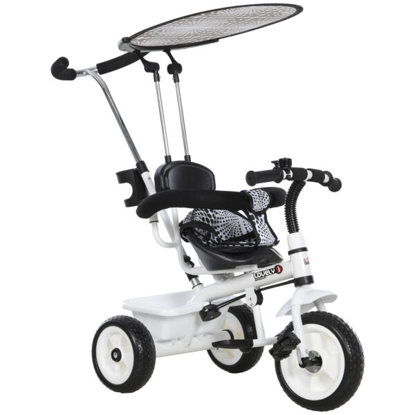 HOMCOM Baby Tricycle W/Handle/