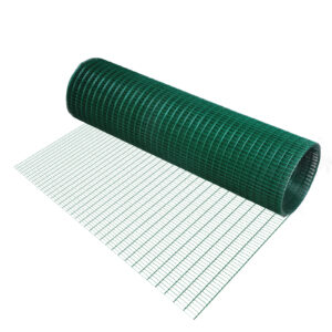 Pawhut PVC Coated Welded Wire Mesh Fencing Chicken Poultry Aviary Fence Run Hutch Pet Rabbit 30m