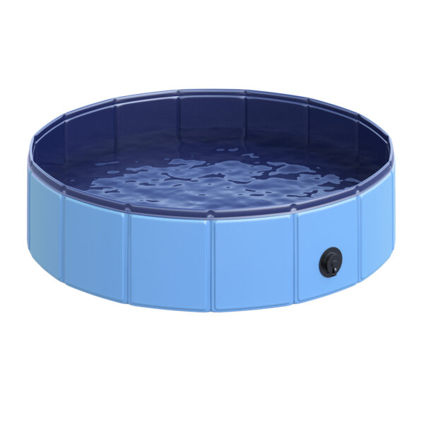 PawHut Pet Swimming Pool, Foldable, 80 cm Diameter