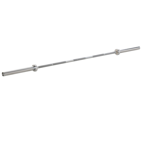 HOMCOM 5cm Weight Lifting Barbell Bar with Antislip Hand Grip, Spring Collars, Solid Steel, Olympic Bar for Home Fitness Exercise Gym Equipment