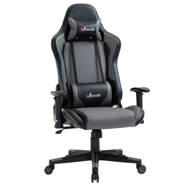Vinsetto Gaming Chair Racing Style Ergonomic Office Chair High Back Computer Desk Chair Adjustable Height Swivel Recliner with Lumbar Support,
