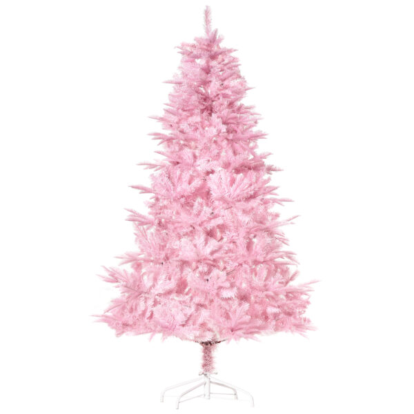 HOMCOM 6FT Popup Artificial Christmas Tree Holiday Xmas Holiday Tree Decoration with Automatic Open for Home Party,