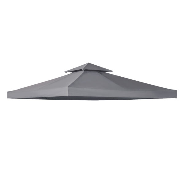 Outsunny 3 x 3m Gazebo Canopy Roof Top Replacement Cover Spare Part Deep  TOP ONLY