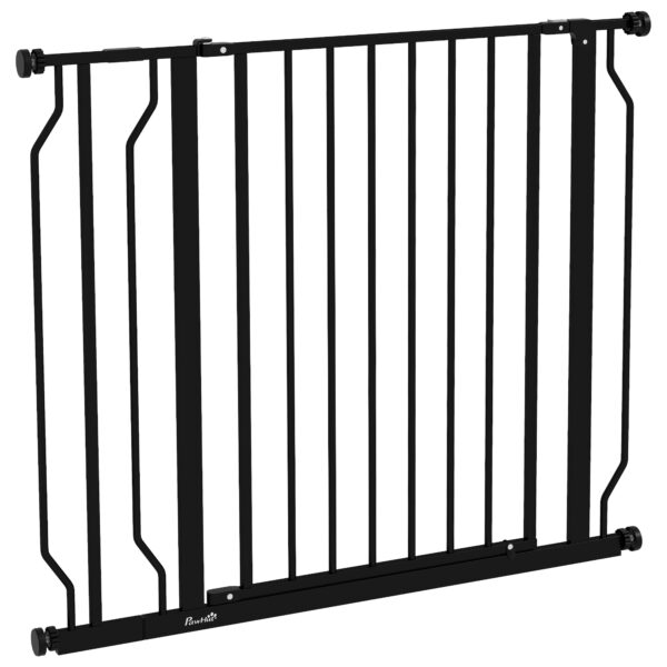 PawHut Wide Dog Safety Gate, with Door Pressure, for Doorways, Hallways, Staircases