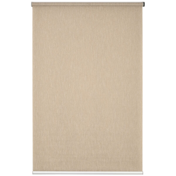 HOMCOM WiFi Smart Roller Blinds Window UV Privacy Protection with Rechargeable Battery, Electric Shades Blind Easy Fit Home Office , 120 x 180cm