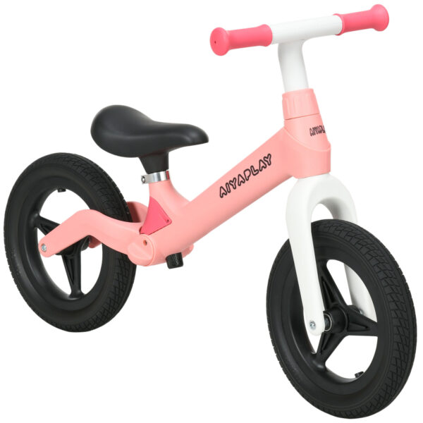 AIYAPLAY Balance Bike Toddler with Adjustable Seat and Handlebar, PU Wheels, No Pedal, Aged 3060 Months up to 25kg