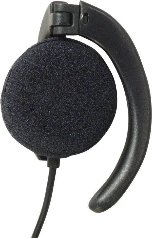 Professional Mono Earpiece with Large Clip and 3.5mm Jack Plug