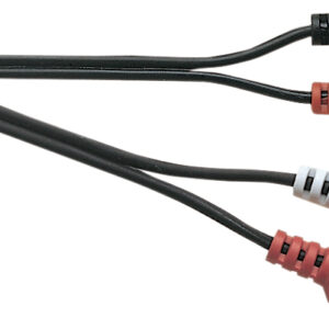 Standard 2x Phono Plugs to 2x Phono Line Sockets Screened Lead