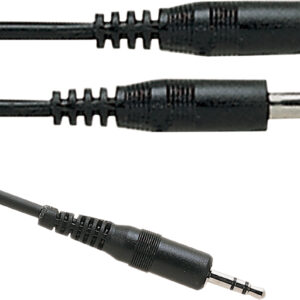 Standard 2 x Mono 6.35mm Jack Plugs 3.5mm Stereo Jack Plug Screened Lead