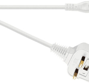 Eagle Figure of 8 Mains Lead to 3 Pin UK Plug 3A