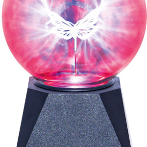 Contact Sensitive 5 Inch Plasma Ball with Butterfly Effect
