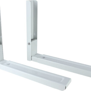 White Microwave brackets with Extendable Arms - Large