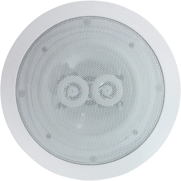 e-audio Round Ceiling Speaker With Dual Offset Tweeters