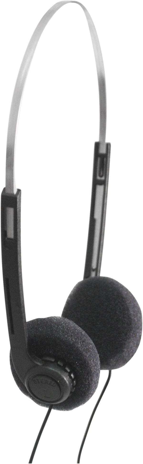 SoundLAB Lightweight Stereo Headphones With Black Pads