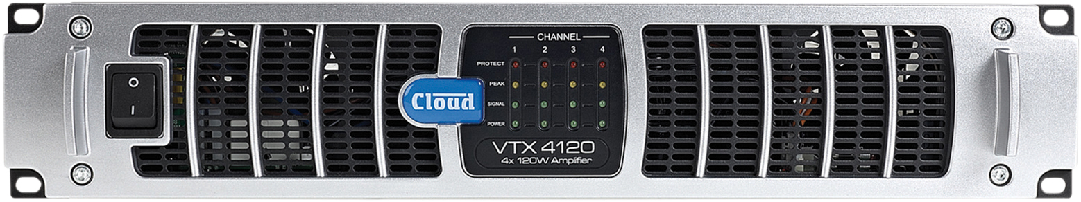 Cloud VTX4120 Power Amplifier 4x 120W/4