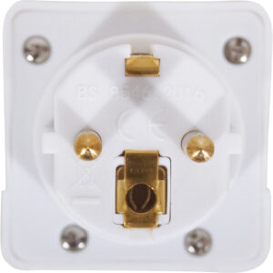 Eagle 10A Travel Adaptor (UK to European Schuko 10A)