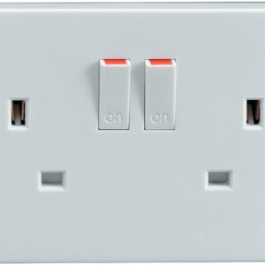 2 Gang Switched 13 A Socket (Single Pole)