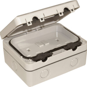 IP66 13A 2-Gang Switched Outdoor Socket